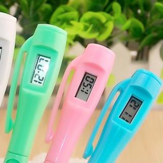 Office Digital Watch Ballpoint Pen Electronic Clock Pen Student Civil_1